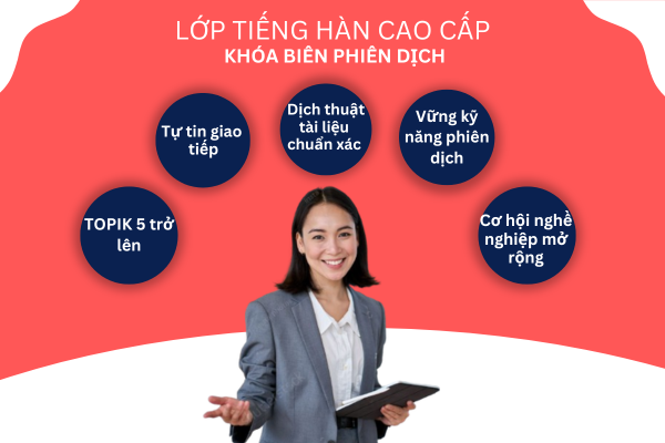 lớp tiếng Hàn cao cấp khóa biên phiên dịch