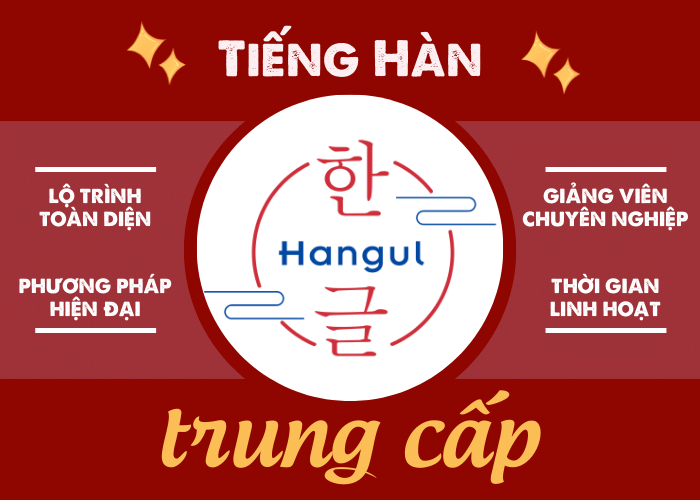 Khóa dạy tiếng hàn trung cấp