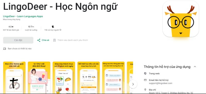 Ứng dụng học tiếng Hàn hiệu quả