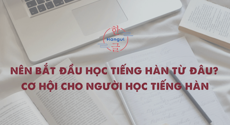 NÊN BẮT ĐẦU HỌC TIẾNG HÀN TỪ ĐÂU? CƠ HỘI CHO NGƯỜI HỌC TIẾNG HÀN