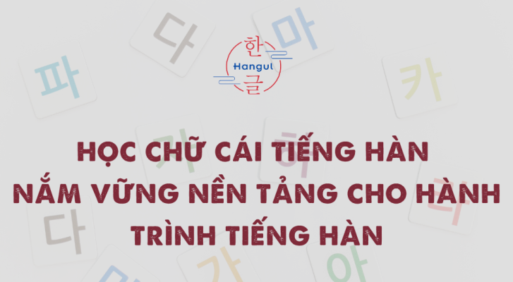 Học Chữ Cái Tiếng Hàn - Nắm Vững Nền Tảng Cho Hành Trình Tiếng Hàn