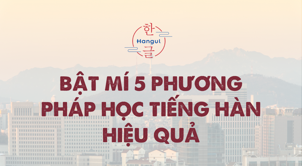 phương pháp học tiếng hàn