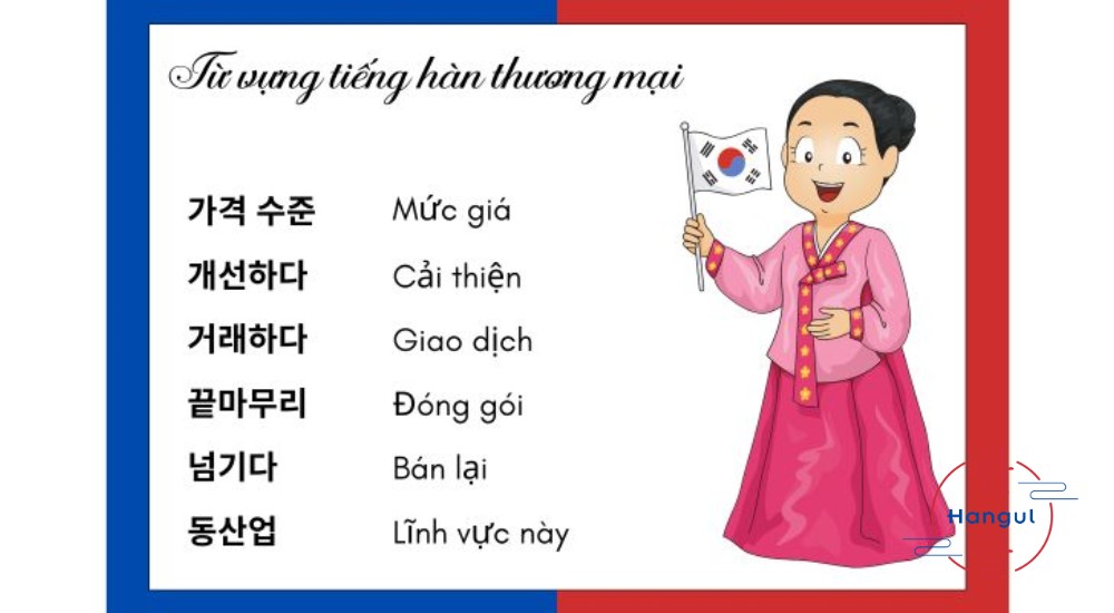 từ vựng tiếng hàn thương mại